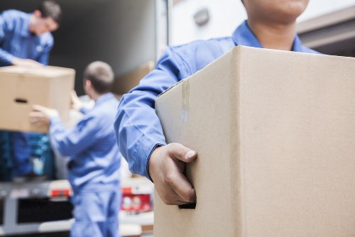 Local man and van moving household items in Highbury