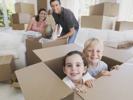 Unpacking household essentials into a new Highbury property