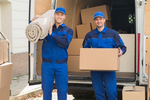 Household furniture pick-up and loading service