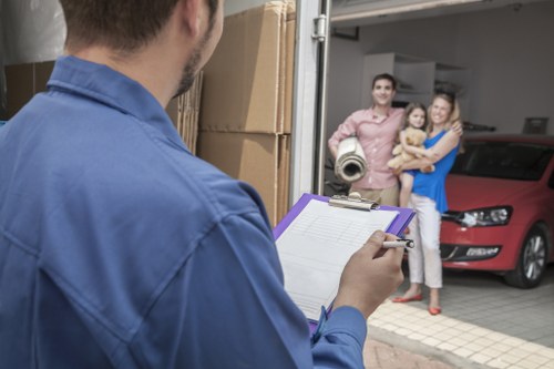 Booking and payment clauses for a moving service