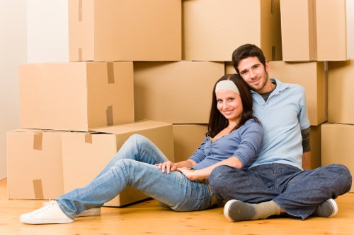 Local moving service supporting a home and small business relocation