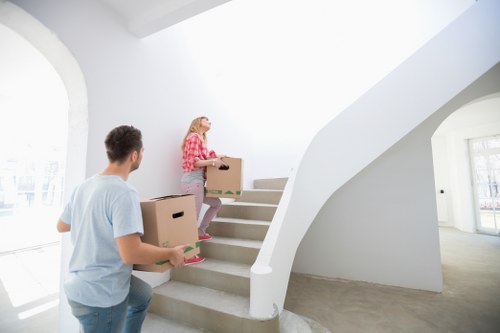 Careful loading of furniture and boxes during a same day move