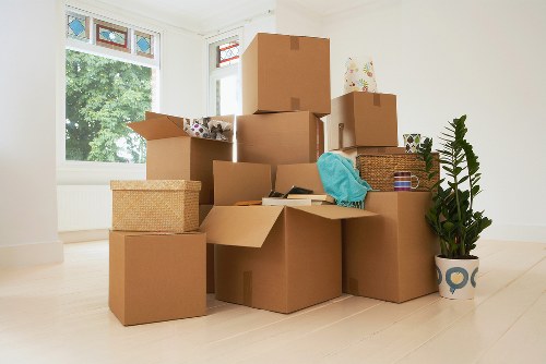 Moving boxes and furniture from a Highbury flat